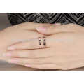 Handmade anéis de ouro rosa para as mulheres, projetar seu próprio anel de campeonato